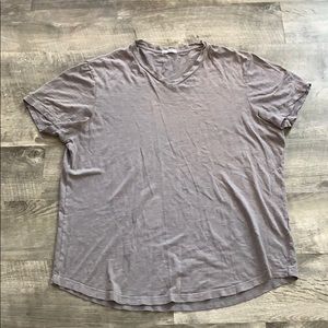 Men’s grey v-neck